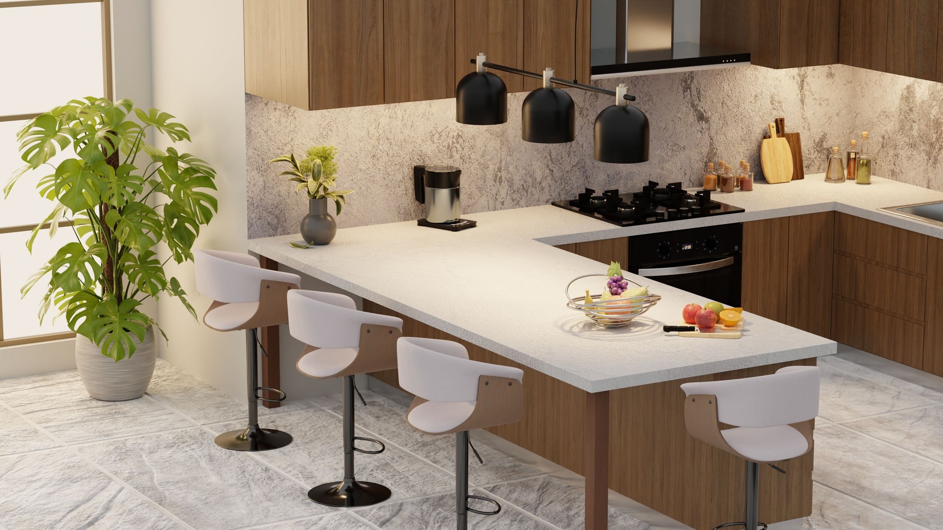 Kitchen isometric interior